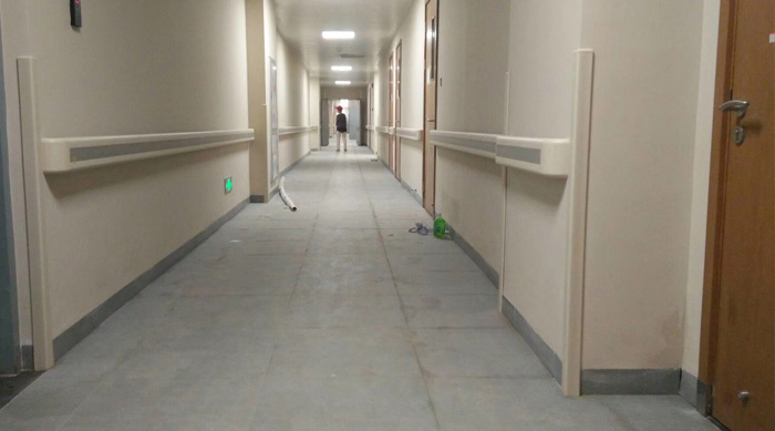 PVC護(hù)角現(xiàn)場安裝效果圖多多，很受客戶喜愛