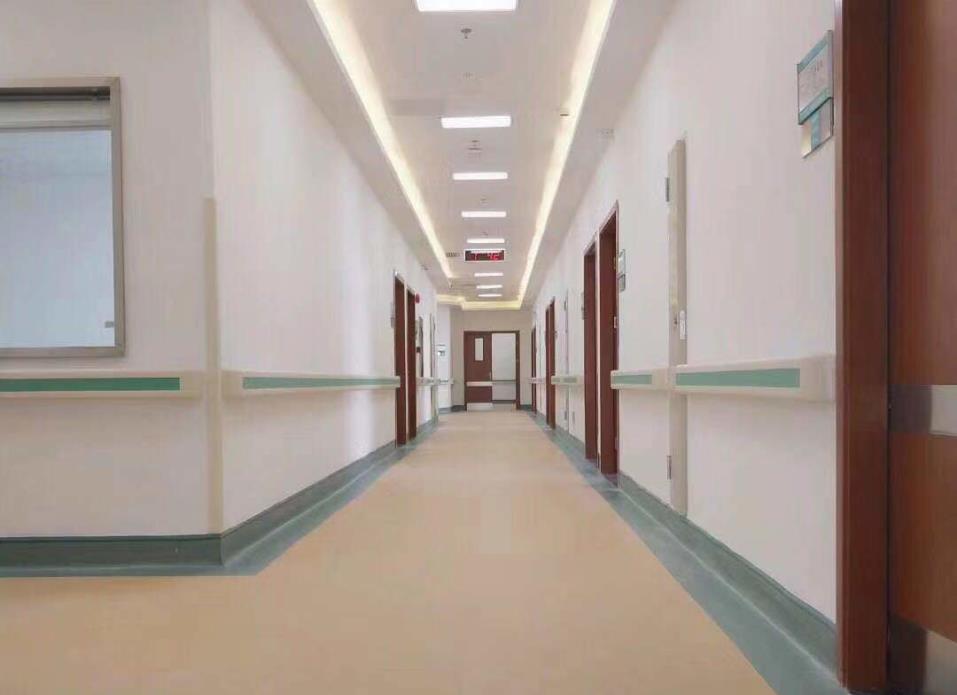 興安盟第三人民醫(yī)院pvc防撞扶手選擇的是這一款~藍品盾